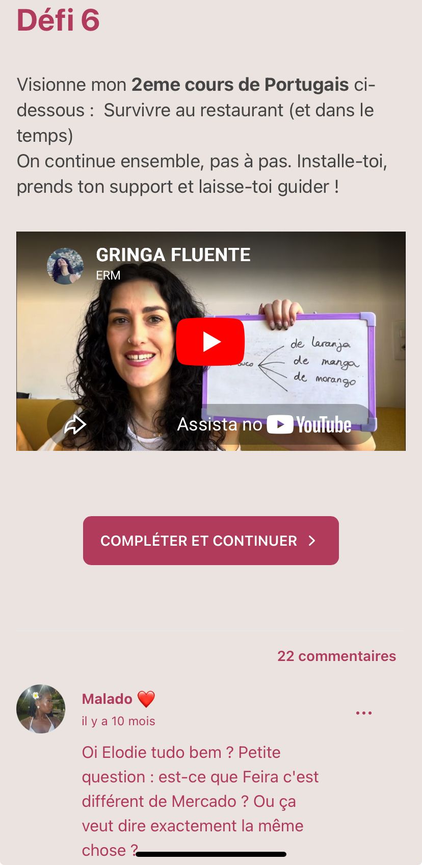 Gringa fluente